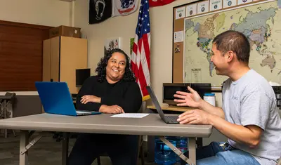 Veterans center, Monica Andrade
