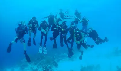 Diving students take full advantage of CSUMB's proximity to Monterey Bay. The university is one of the few in the country that offers a scientific research diving program.