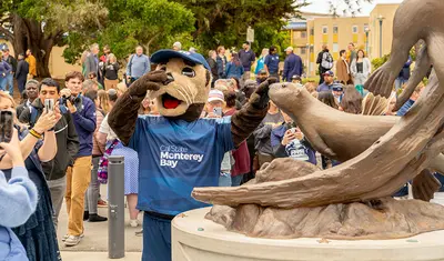 Otter statue