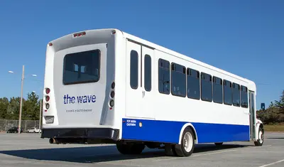Photo: the wave shuttle bus