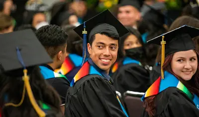Photo: Graduates at Latinx affinity celebration