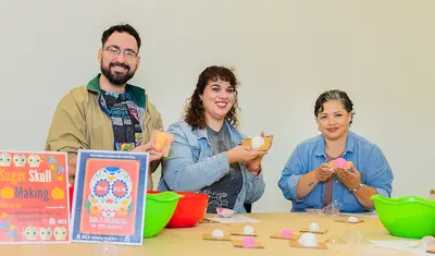 Sugar skull workshop at VPA
