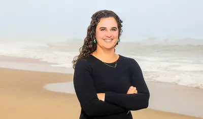 Caroline Rodriguez at Marina State Beach | Photo by Brent Dundore-Arias