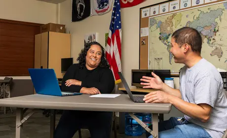 Veterans center, Monica Andrade