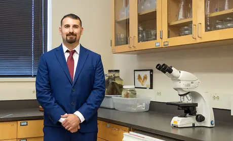 Veteran Michael Parr is planning on attending medical school