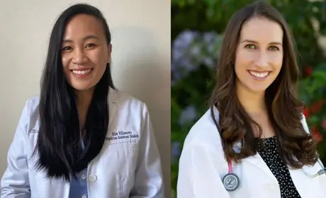 Ellre Villanueva-Ancheta and Lauren Frey