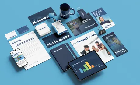 Stationary Mockup using Cal State Monterey Bay branding