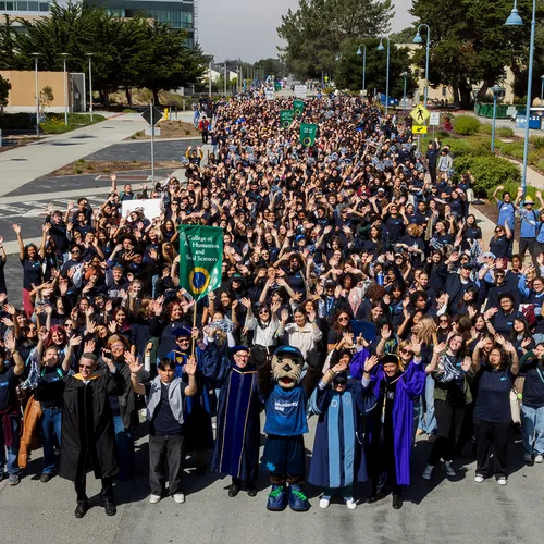 Convocation celebration with President, Faculty, Staff and Students